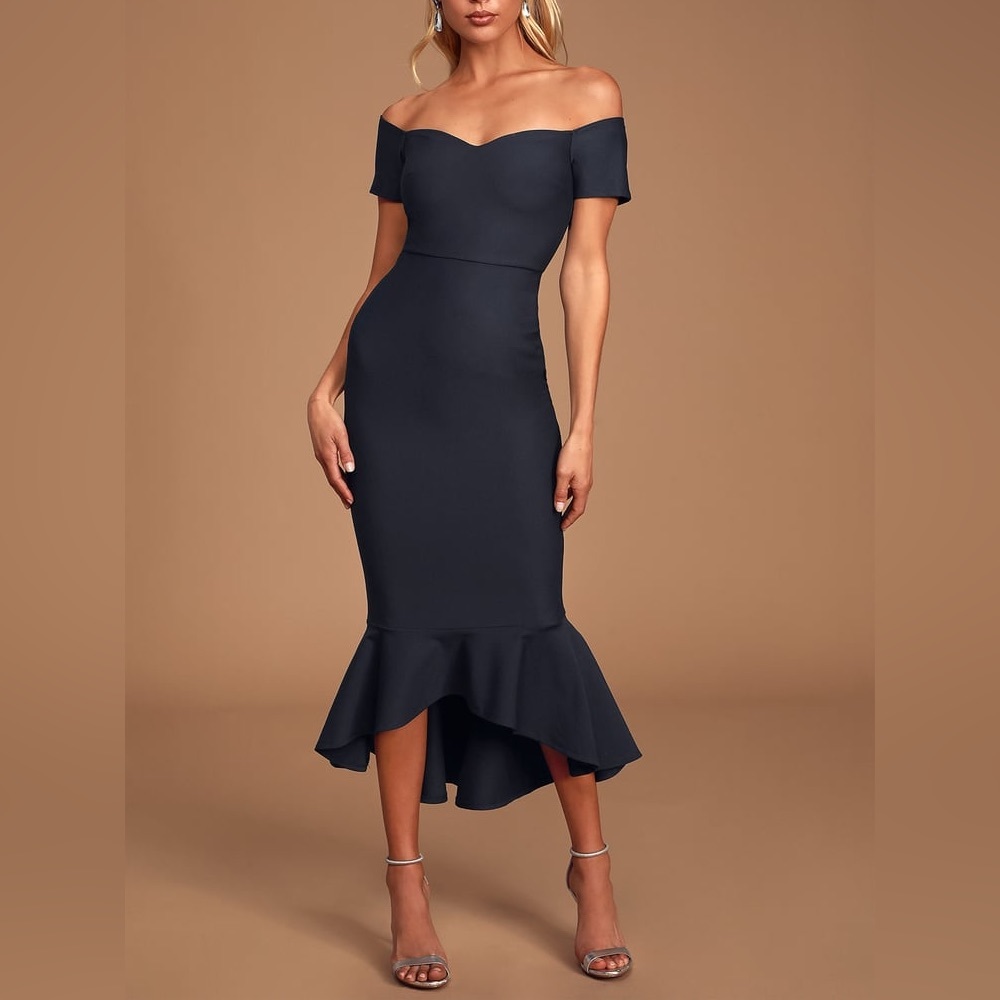 Lulu’s How Much I Care Midi Dress